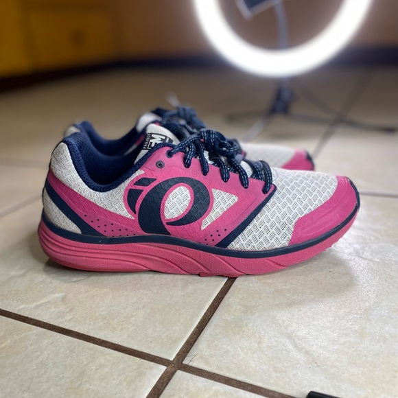 Pearl Izumi Project Emotion Road M2 Level 2 Women's Running Shoes Pink White - Picture 5 of 11